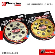 Gir Belakang Rear Gear Suzuki 415 Chrome 41T 42T 43T 44T 45T Tld