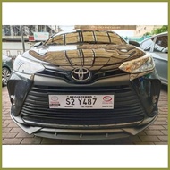 ☍ ✔ ☂ Toyota Vios 2014 to 2023 Front Bumper Chin Double Blade