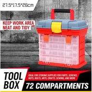 Hardware Tool Box Plastic Tool Storage Box Home Toolbox Set Multi-function Tool Box Storage