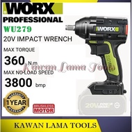 Original WORX WU279 20V Cordless Brushless 1/2" (12.7mm) Square Impact Wrench
