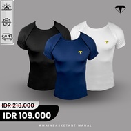 TRUST COMPRESSION SHIRT SHORT SLEEVE ELASTIC COMPRESSION SPORTS SHIRT/