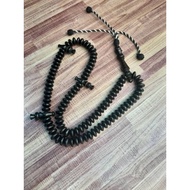 TASBIH Kemuning hitam Mentos 12mm 99 biji