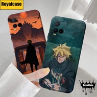 (RoyalCase) Casing Type Vivo Y21 Y21A Y21S Y21T Y33T Y33 Y33S Case Anime Motif B0ruto