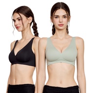 Wacoal ชุดชั้นเนียน บราไร้โครง Smart Size ฟองน้ำบาง เซท 2 ชิ้น รุ่น WB3Y34/WB3234 คละสี