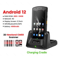 PDA Android 12 Handheld Terminal 2D Newland CM60 Scanner Data Collector Terminal Device for SiteGant