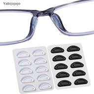 Yabijojojo 5pairs Eyeglasses Anti Slip Nose Pads Soft Silicone Adhesive Glasses Nose Pads For Plasti