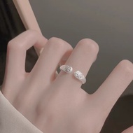 Cat Claw Ring Open Ring Girl Heart Cute Cat Cat Stepping Mark Ring High-End Design Feeling Couple Ri