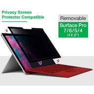 ❉Privacy Screen Protector for Microsoft Surface Pro 7/6/5/4 X GO1/2 Laptop1/2/3 Book 1/2/3 Fully Removable Anti-Spy Filt