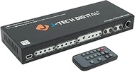 8K 4x2 HDMI Matrix Switch with Audio Extractor | 8K@60Hz, 4K@120Hz HDR, ARC Support, Optical & RCA A