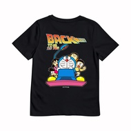 KRMK Unisex Children's Distro T-Shirt with DORAEMON AND FRIENDS Anime Image BACK TO 90'S BACK FUTURE
