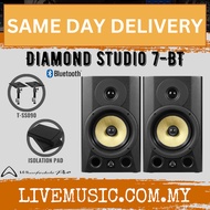 WHARFEDALE PRO Diamond Studio 7" Active Studio Monitor Speaker with Bluetooth (DIAMOND STUDIO-7BT/DI