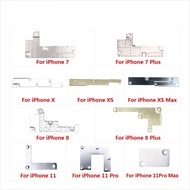5pcs Lcd Display Screen Battery Lock Fastening Spacer Metal Plate Bracket Holder For iPhone 7 8 Plus