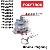 Motor Dinamo Spin Pengering Mesin Cuci Polytron Pwm 8556 Pwm 8567 Pwm