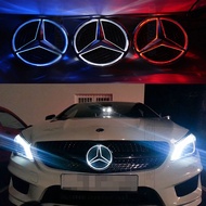 Car decoration for Mercedes Benz, led grill logo, front emblem light, light w124 w212 w639 w211 w209 w205 w204 w203 w202 w163 Accesorios