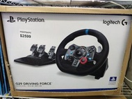 (行貨)(GT7軚盤) Logitech G29 Driving Force (Compatible PS5,  PS4,  PC)(不包波棍 Shifter sold separately)