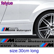 2pcs M Motor sport car body sticker  for BMW E30 E34 E39 E46 E87 E90 F10 F20 F30 F31 X1 X3 X5 X7