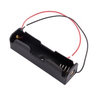 [JOJO20] 【Battery Storage Box Holder】 Plastic Battery Holder Storage Box Case For 18650 Rechargeable With Wire Lead