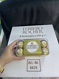Ferrero Rocher 200 g. เฟอร์เรโรรอชเชอร์ช็อกโกแลต กล่อง 16 ลูก