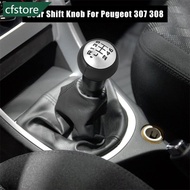 CFSTORE Car Gear Shift Knob Head Lever Adapter Manual 5/6 Speed Transmission For Peugeot 307 308 300