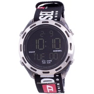 Diesel Crusher Digital Black Nylon Quartz DZ1914 Men's Watch