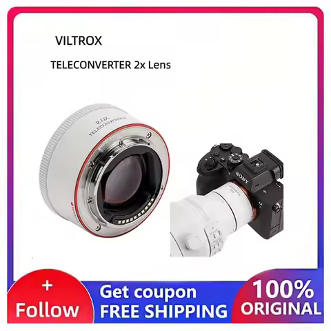VILTROX TC-2.0X Teleconverter Telephoto Lens Extender AF Auto Focus Mount Converter Lens for Sony E 