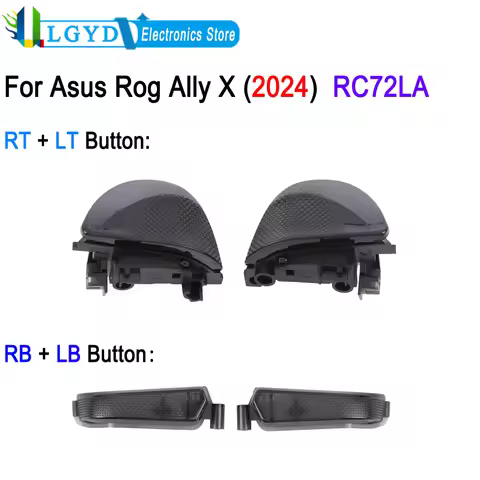 RB + LB Button / RT + LT Button For Asus Rog Ally X 2024 RC72LA, Ally-RC72LA-NH007W Game Console But