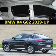 Car Sunshade for BMW X4 G02 2019-UP Fully Blackout Car Curtain Sunshade Sun Protection Privacy Side 