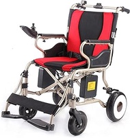 Luxurious and lightweight Foldable Powered Wheel Chair 15 Miles Battery Life With Headrest For Home Outdoor With Motor 500W