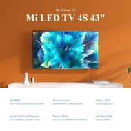 [Global Version] Xiaomi LED TV 4S 43 inch &gt; Smart Android Television &gt; 4K Ultra HD Display &gt; Google Play &gt; Youtube