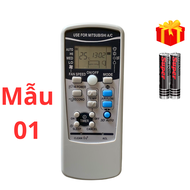 Điều khiển điều hòa Mitsubishi Mã 03 dòng MSY- MSZ- MS remote máy lạnh Mitsubishi - Tặng kèm pin -