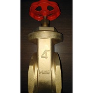 VIP 535 BRASS GATE VALVE PN16 4" (100MM)