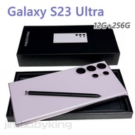 極新 三星 SAMSUNG Galaxy S23 Ultra 256G 6.8吋 粉 紫色 配件全新 台灣公司貨 高雄可面交