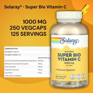 NEW LOT! Exp.2028 Solaray Buffered Super Bio Vitamin C 1000 mg 100-360 แคปซูลผัก