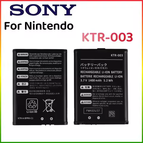 1400mAh KTR-003 KTR 003 Battery For Nintendo 3DS N3DS New 3DS Rechargeable Batteries