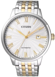 นาฬิกาข้อมือผู้ชาย CITIZEN Automatic รุ่น NJ0084-59A หน้าปัดสีขาว ขนาดตัวเรือน 42 มม. ตัวเรือน สาย S