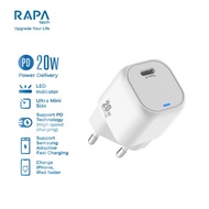 RAPAtech Adapter Charger Fast Charging Multi Protection 18W 20W 25W Adapter MFi Usb C