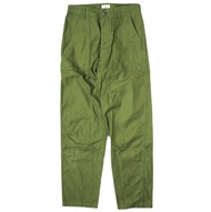 Pre-owned CIOTA Made in Japan Supima Cotton Back Satin Baker Pants PTLM-110L, Size 1 Khaki. Fatigue 