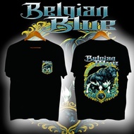 Blue Belgian Design Cow T-Shirt Cow Farmer T-Shirt Young Farmer T-Shirt
