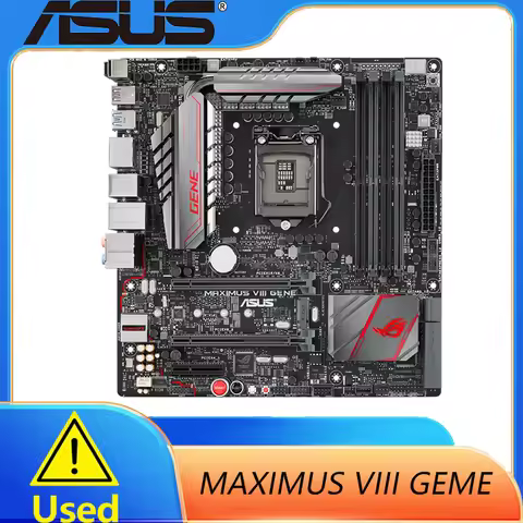 ASUS ROG MAXIMUS VIII GENE Motherboard Support i7-7700K i7-6700K i5-7600K i5-6600K CPU 4Ă—DDR4 64GB M