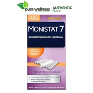 |New model| MONISTAT 7 Dose Yeast Infection Treatment 9g Anti-itch and anti-fungal cream in 7 times