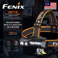 FENIX HM71R - Luminus SFT70 CW LED 2700L Rechargeable Headlamp - ORIGINAL - Ready Stock in MALAYSIA 