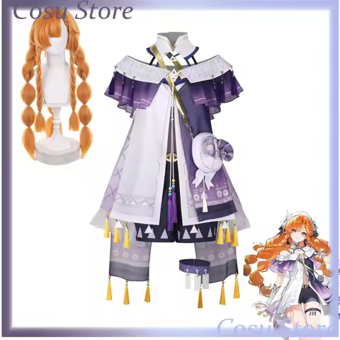 Sigrika Cosplay Anime Game Wuthering Waves Sigrika Costume Wig