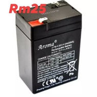 6V rechargeable battery/Bateri cas 6V