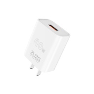 ZUZG 40W (Max)Fast Charging QC 3.0 Wall Plug Adapter For Samsung Galaxy S23/S22/S21 Android Phone iP