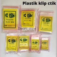 Plastic Clip CTIK 7X10/ 8X12/ 8.7X13 contains 100 sheets of/Plastic Ziplock Clear Food Sauce zip loc
