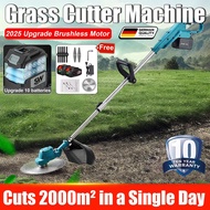 【18000 PRM】Lawn mower 9980VF Battery Multifunction Mesin Rumput Cordless fold Pemotong rumput grass 