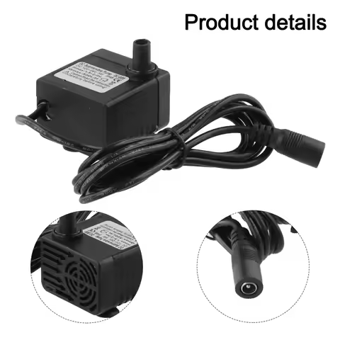 1pcs 5W Ultra-quiet Mini Brushless DC Submersible Water Pump DC-808 DC24V Water Pump Equipment Acces