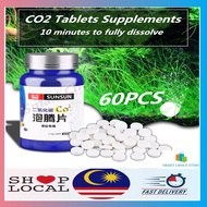 SUNSUN CO2 tablet for water plant water grass aquarium plants aquatic leaf float grass CO2 carbon di
