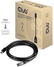 Club 3D Mini DisplayPort™ to DisplayPort™ 1.4 Extension Cable 8K60Hz DSC1.2 HBR3 HDR Mt/B. 1 Metre 3