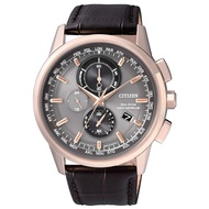 [𝐏𝐎𝐖𝐄𝐑𝐌𝐀𝐓𝐈𝐂]Citizen Eco-Drive AT8113-12H AT8113 Chronograph Perpetual World Time Men's Watch